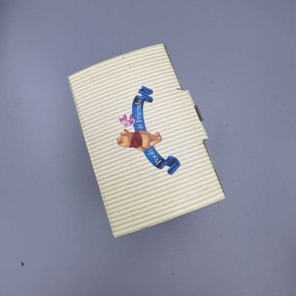 Vtg Disney Pooh and Friends Logo Sign Winnie the Pooh Piglet Figurine Plaque - Picture 11 of 15